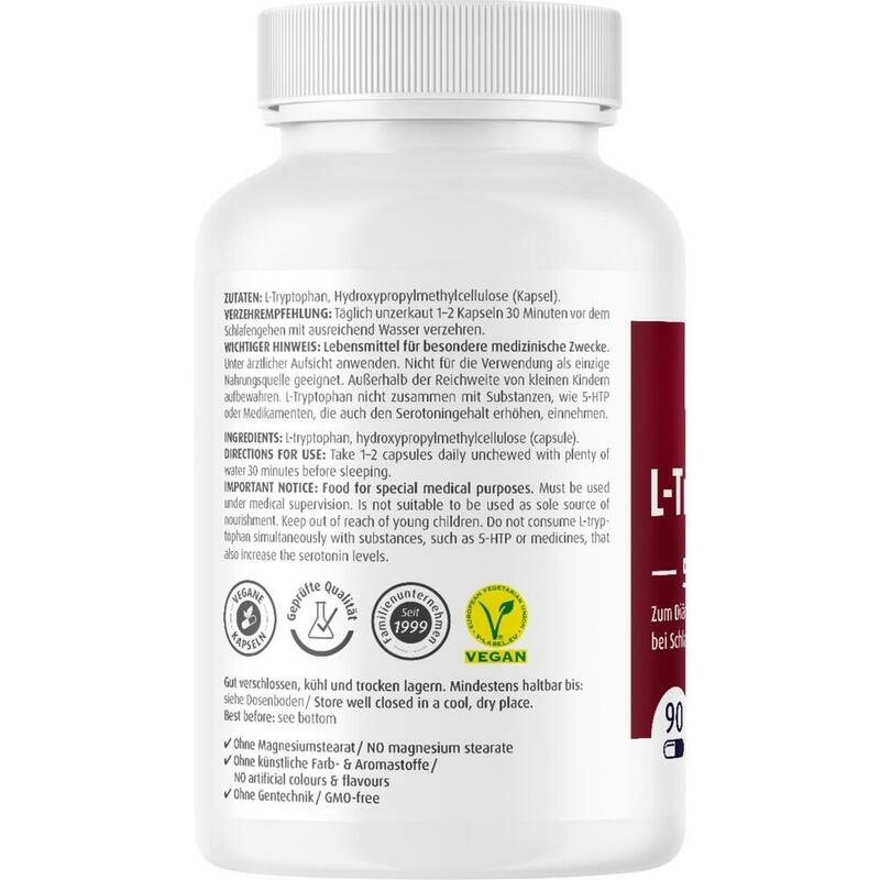 L-TRYPTOPHAN 500 mg Kapseln