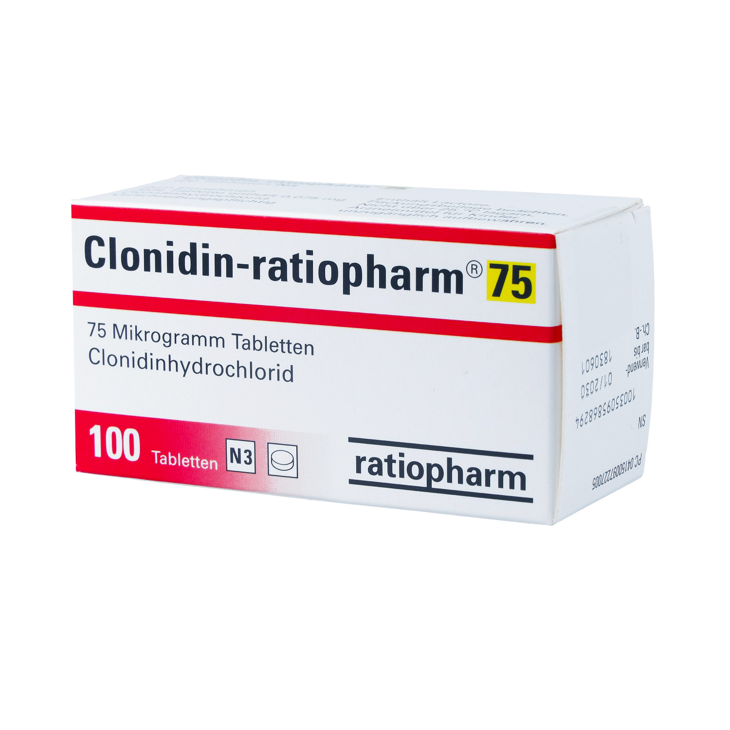 CLONIDIN-ratiopharm 75 Tabletten
