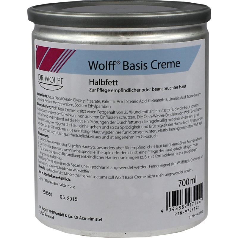WOLFF Basiscreme halbfett