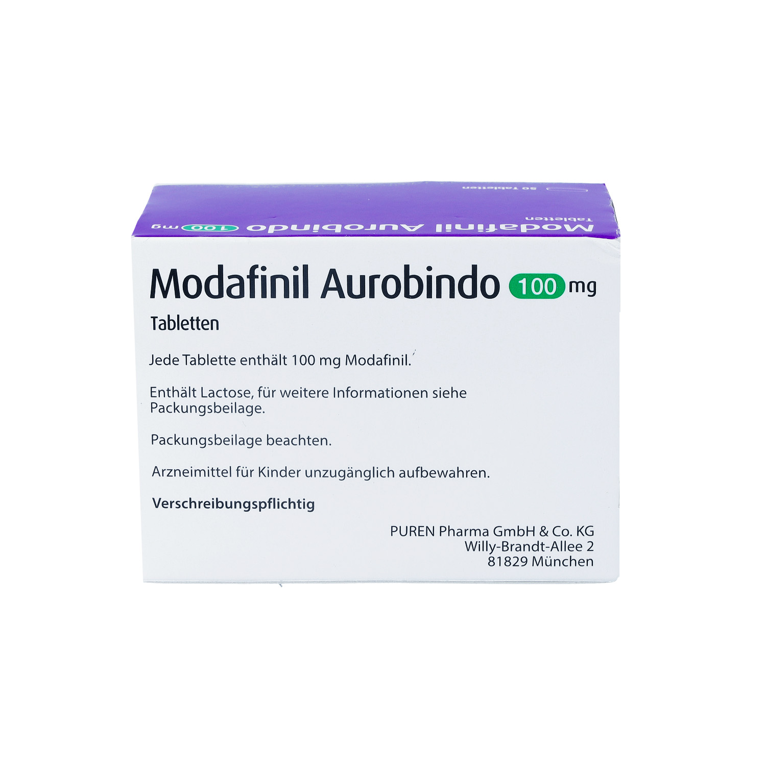 MODAFINIL Aurobindo 100 mg Tabletten