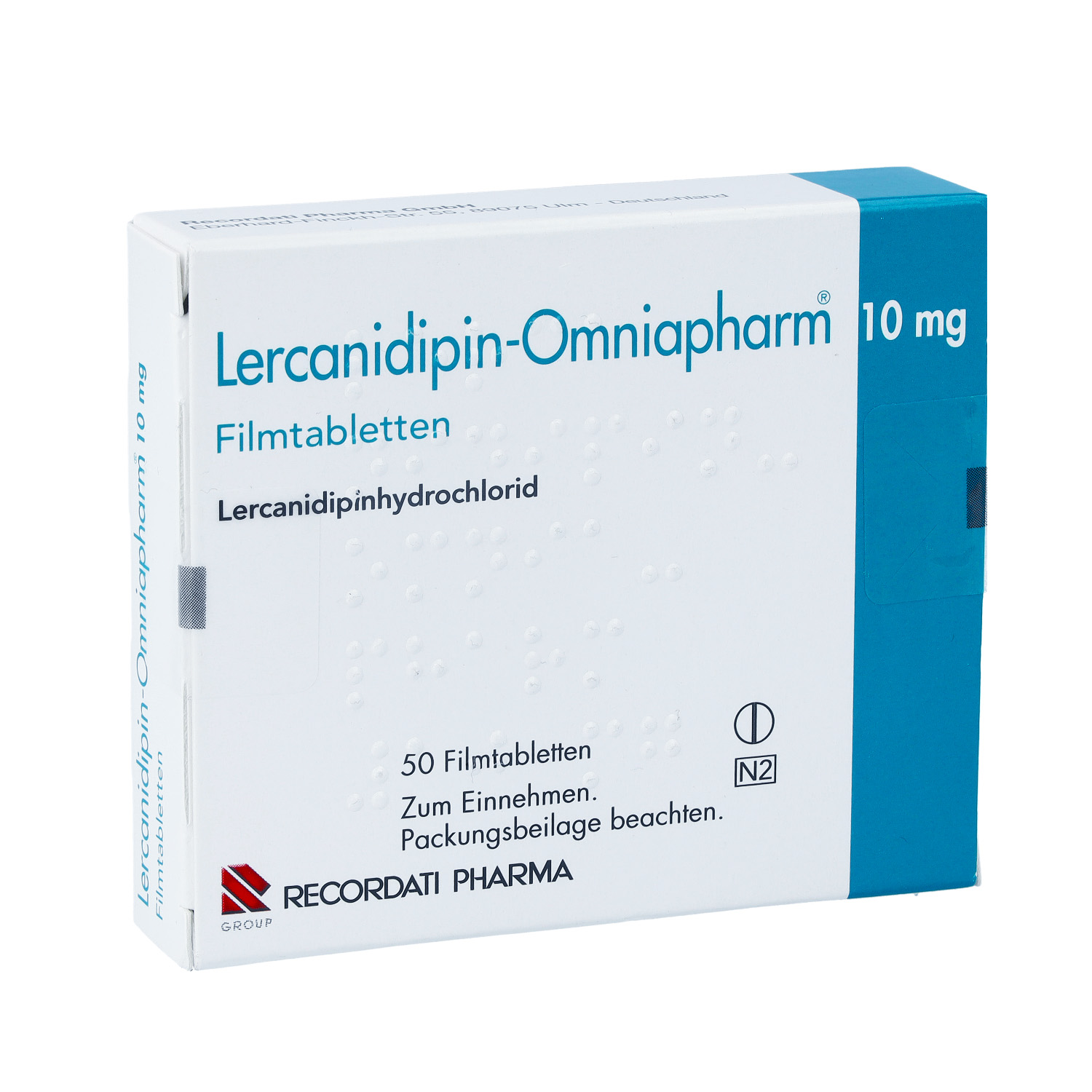 LERCANIDIPIN Omniapharm 10 mg Filmtabletten
