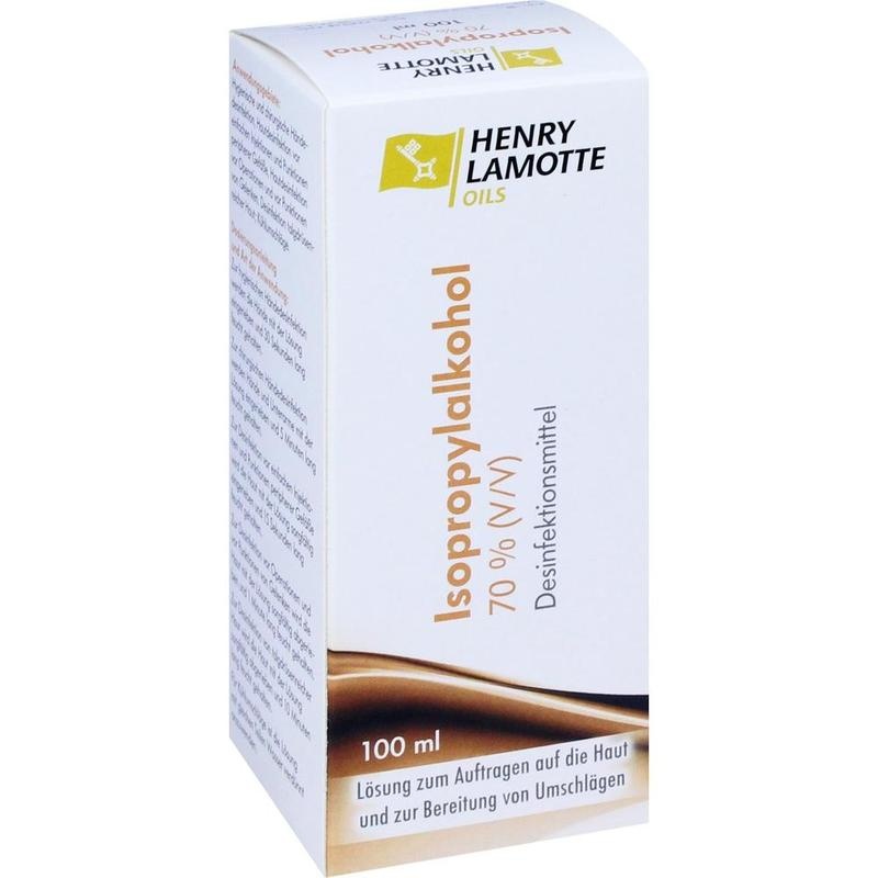 ISOPROPYLALKOHOL 70% V/V Henry Lamotte