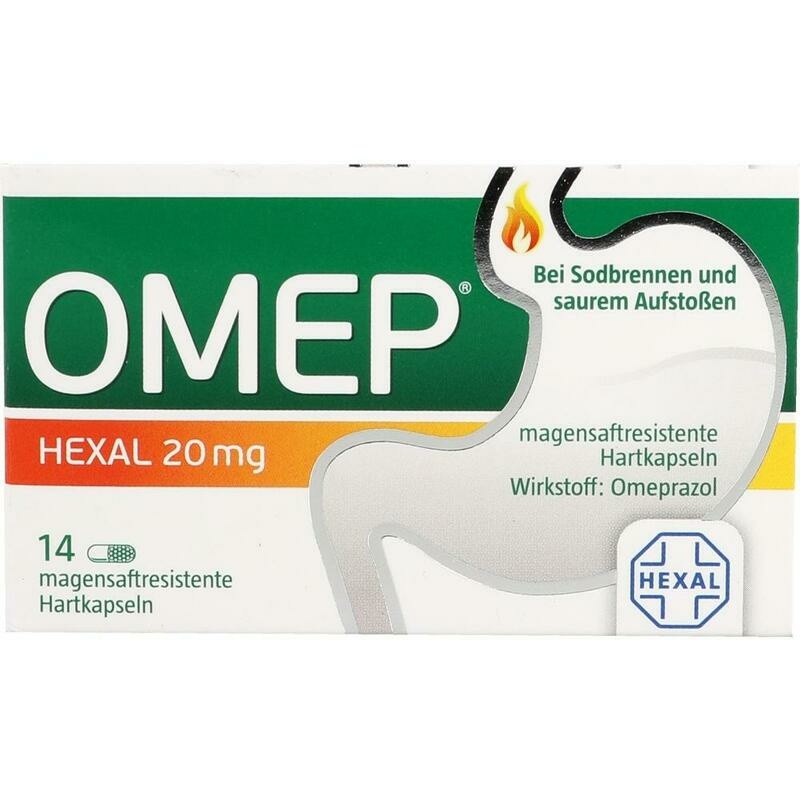 OMEP HEXAL 20 mg magensaftresistente Hartkapseln
