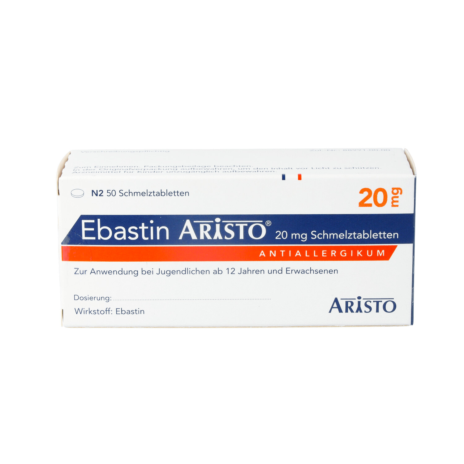 EBASTIN Aristo 20 mg Schmelztabletten