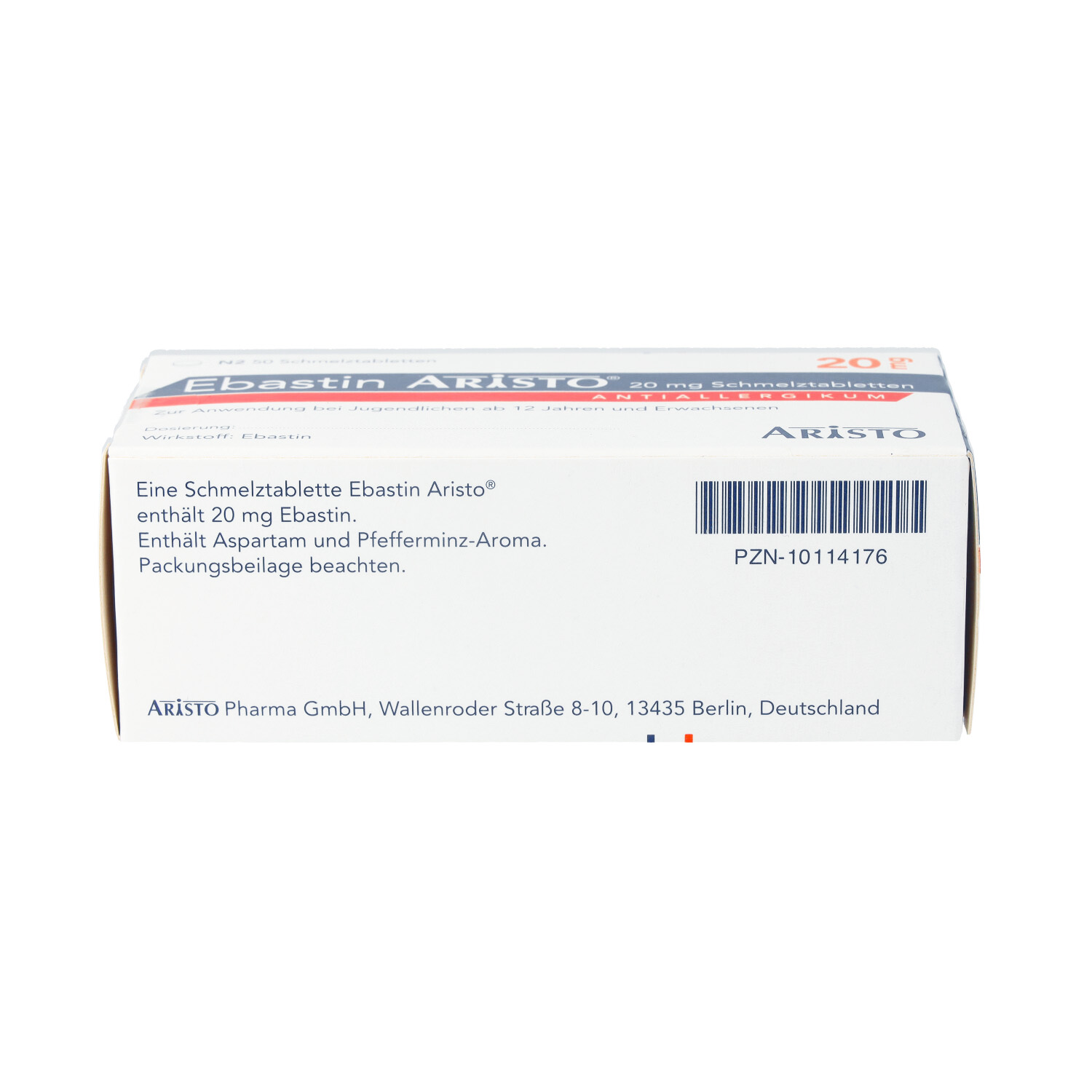 EBASTIN Aristo 20 mg Schmelztabletten