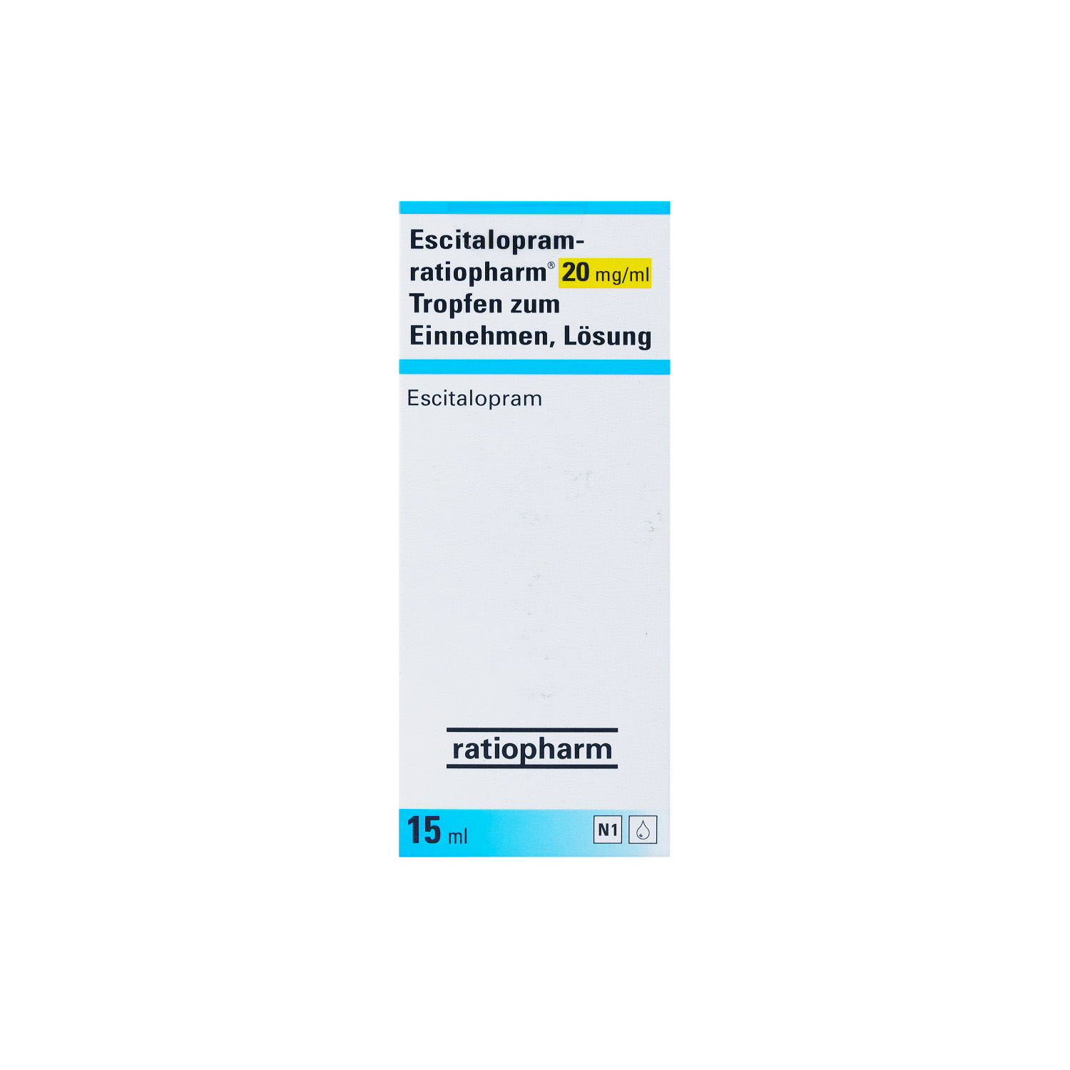 ESCITALOPRAM-ratiopharm 20 mg/ml Tropf.z.Einnehmen