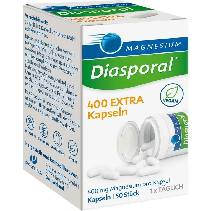 MAGNESIUM DIASPORAL 400 Extra Kapseln