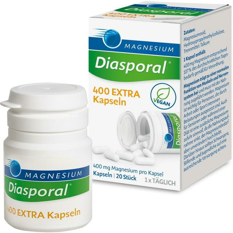 MAGNESIUM DIASPORAL 400 Extra Kapseln
