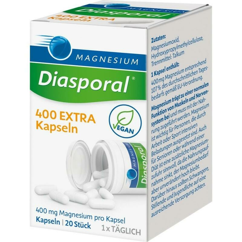 MAGNESIUM DIASPORAL 400 Extra Kapseln