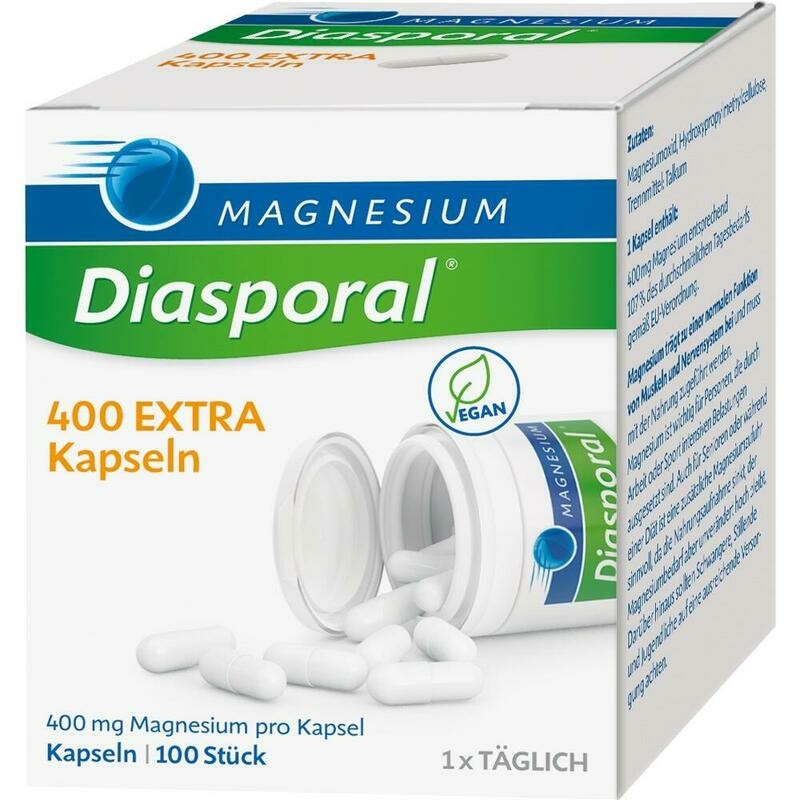 MAGNESIUM DIASPORAL 400 Extra Kapseln