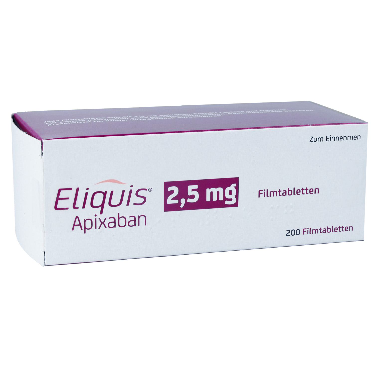 ELIQUIS 2,5 mg Filmtabletten