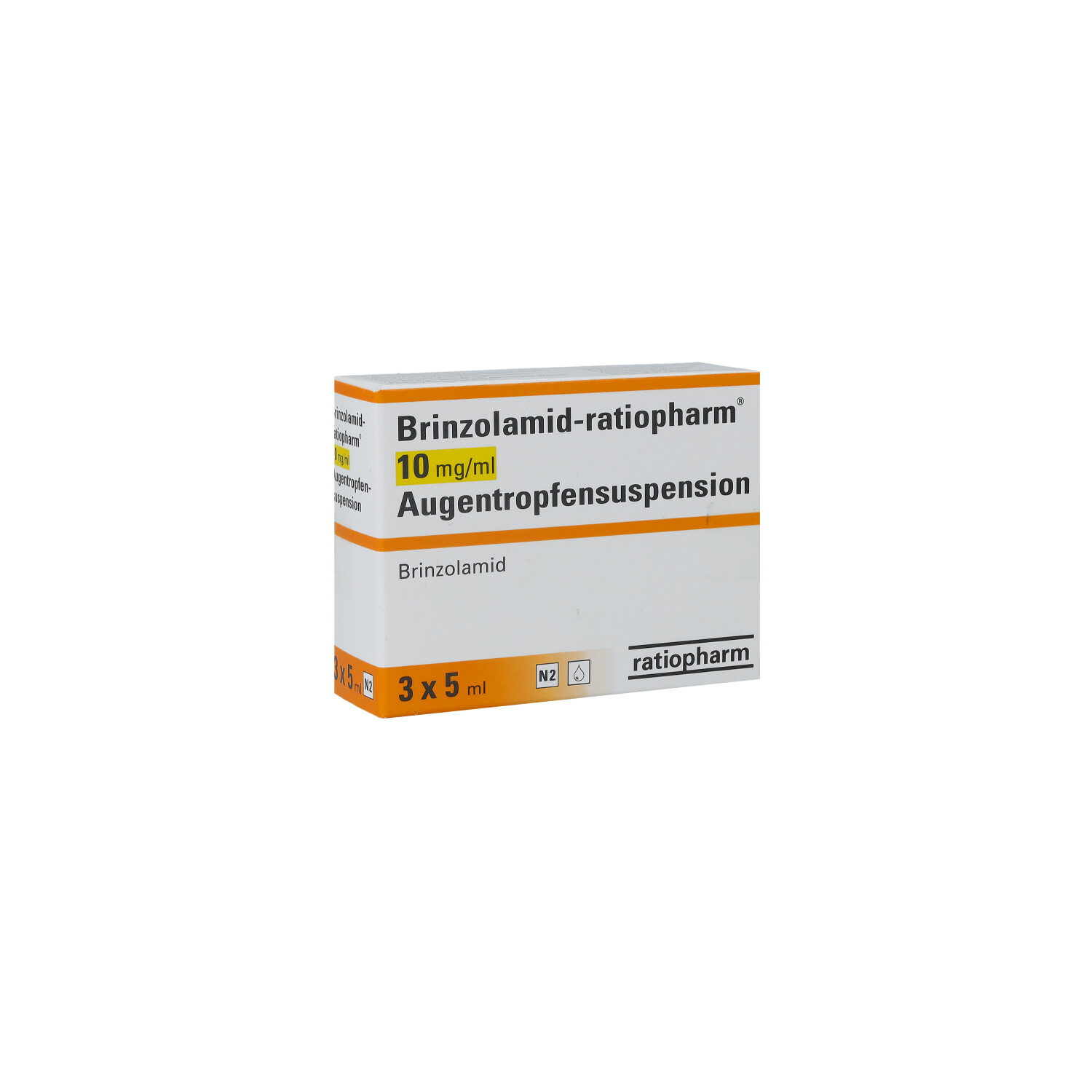 BRINZOLAMID-ratiopharm 10 mg/ml Augentropfensusp.