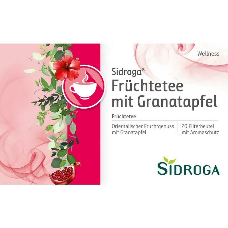 SIDROGA Wellness Früchtetee m.Granatapfel Filterb.