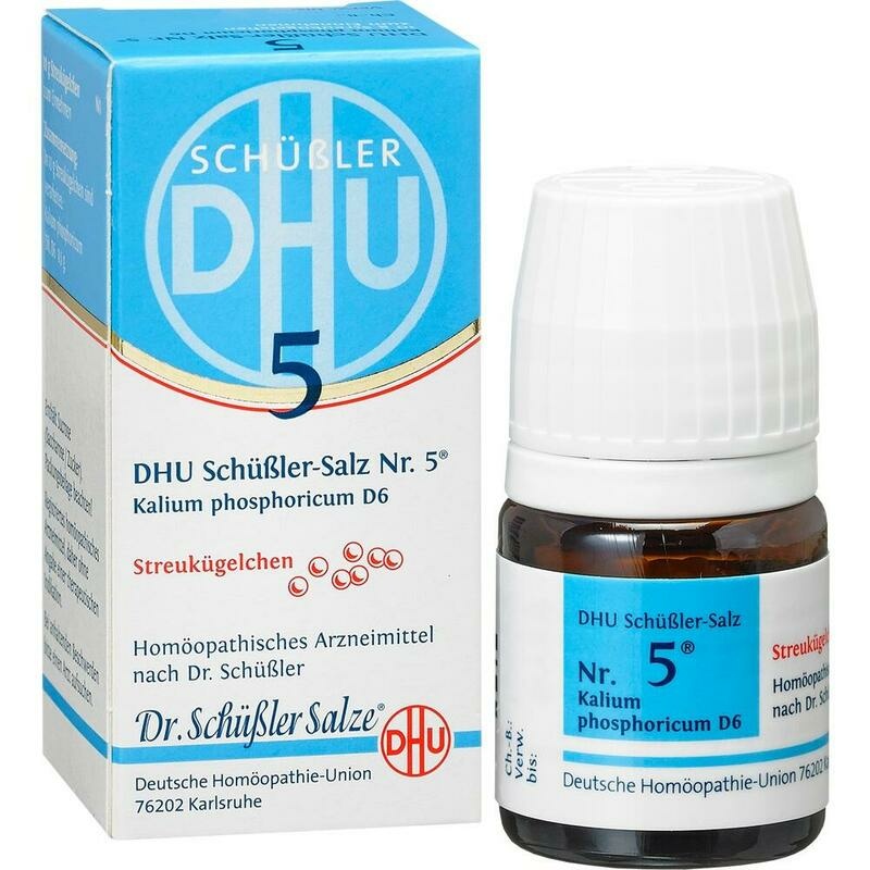 BIOCHEMIE DHU 5 Kalium phosphoricum D 6 Globuli