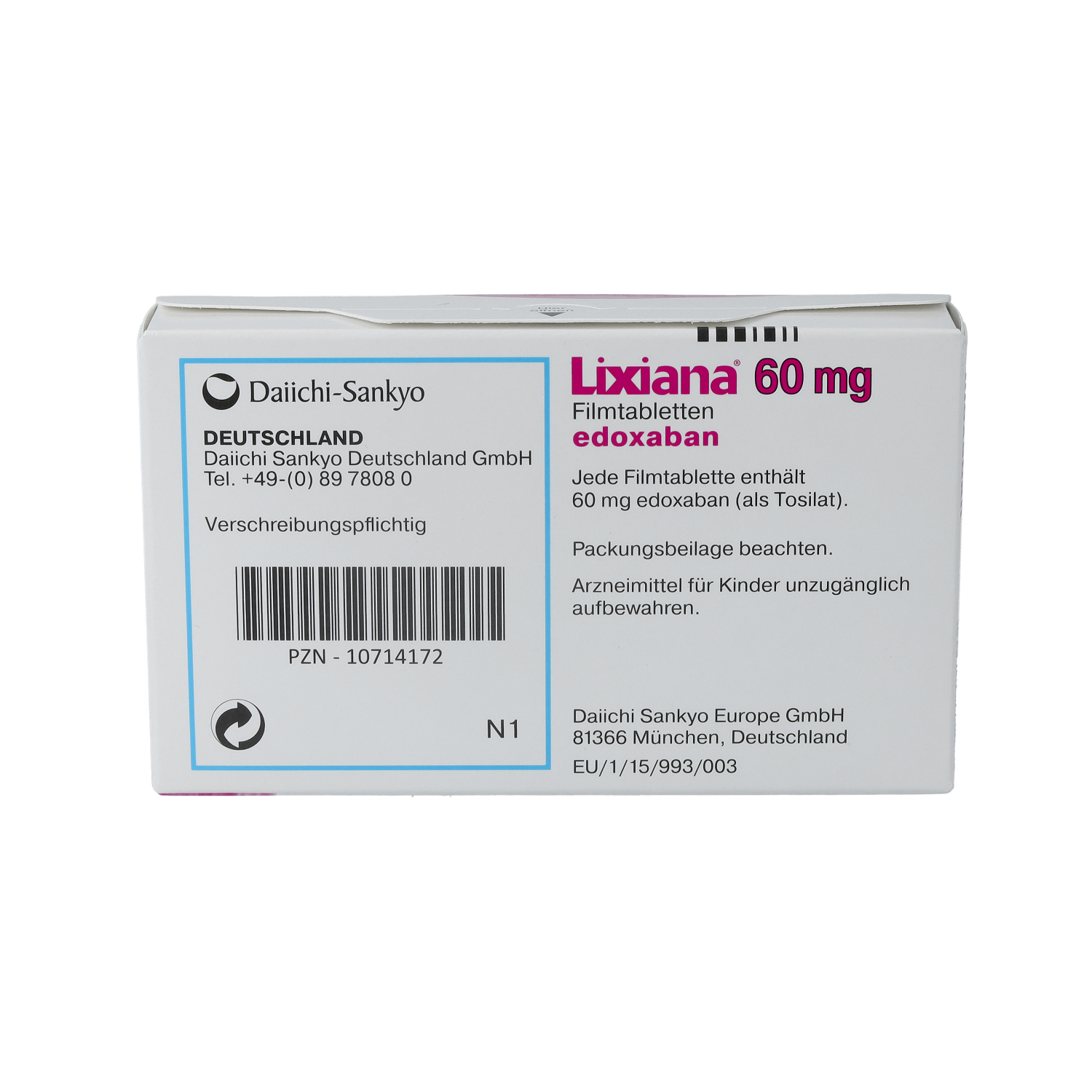 LIXIANA 60 mg Filmtabletten