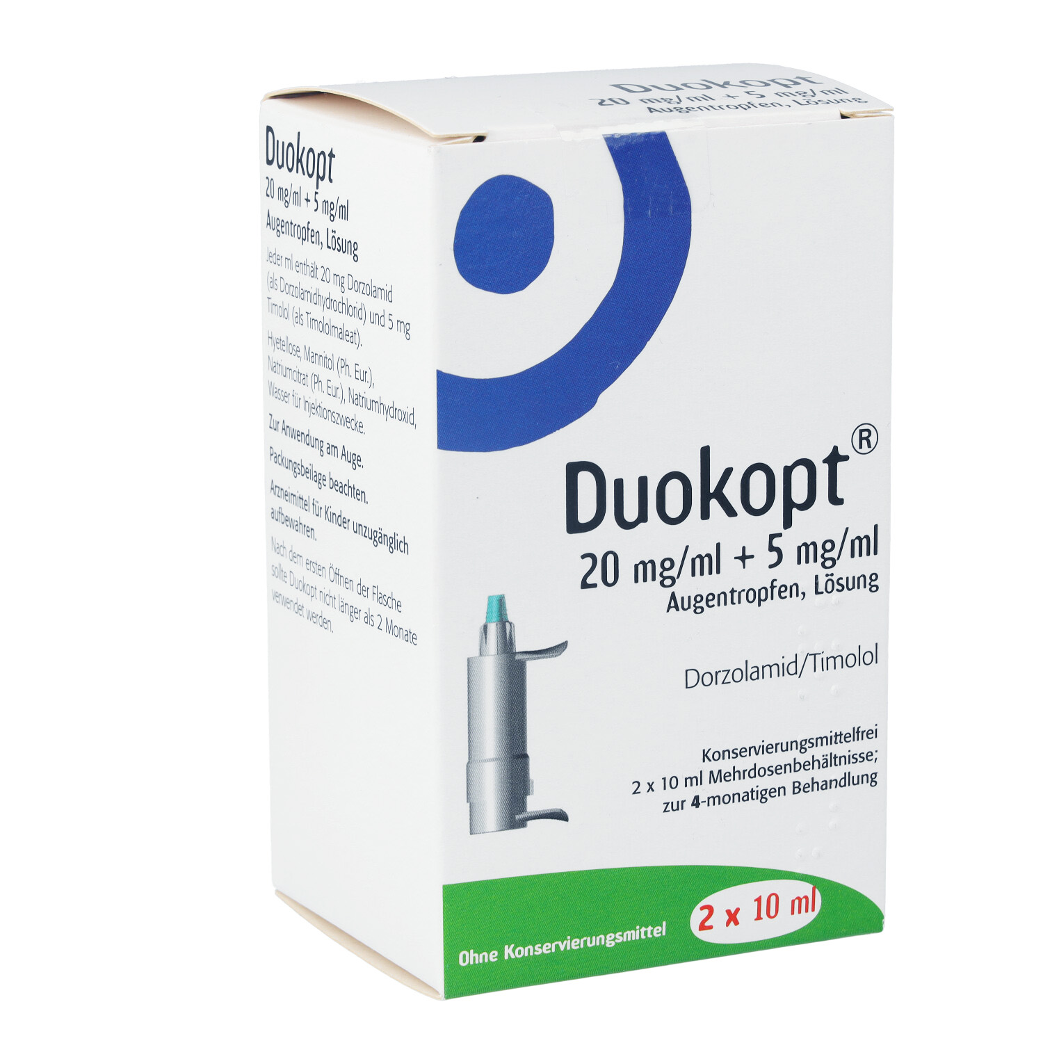 DUOKOPT 20 mg/ml + 5 mg/ml Augentropfen