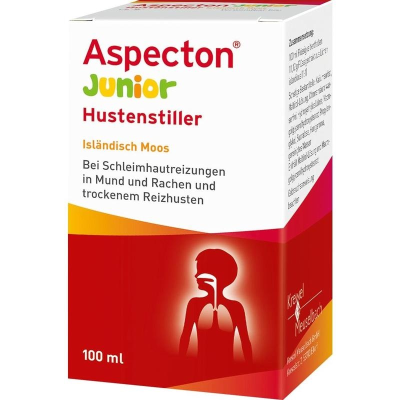 ASPECTON Junior Hustenstiller Isländisch Moos Saft