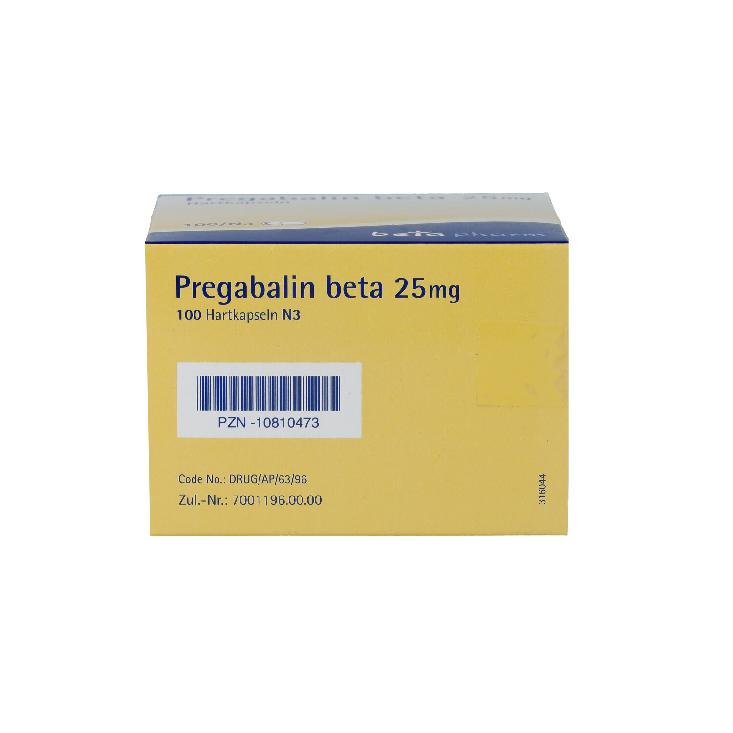 PREGABALIN beta 25 mg Hartkapseln
