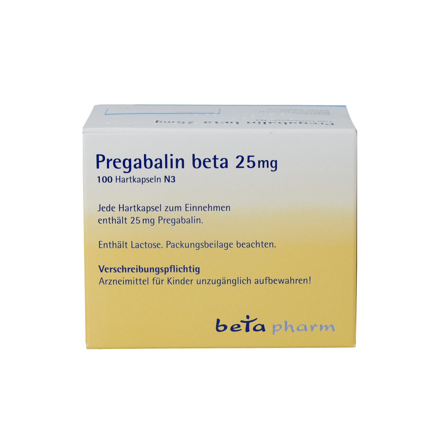 PREGABALIN beta 25 mg Hartkapseln