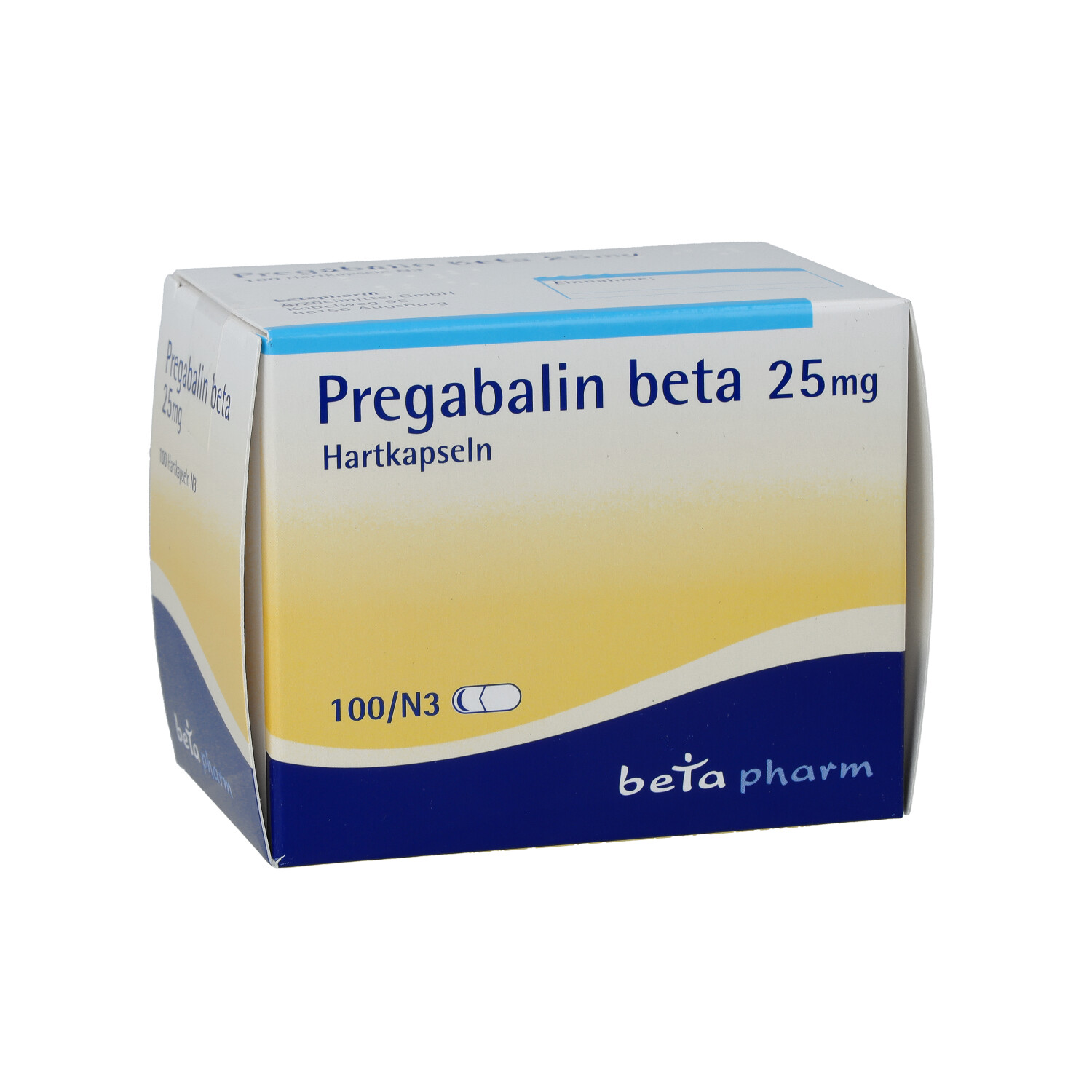 PREGABALIN beta 25 mg Hartkapseln