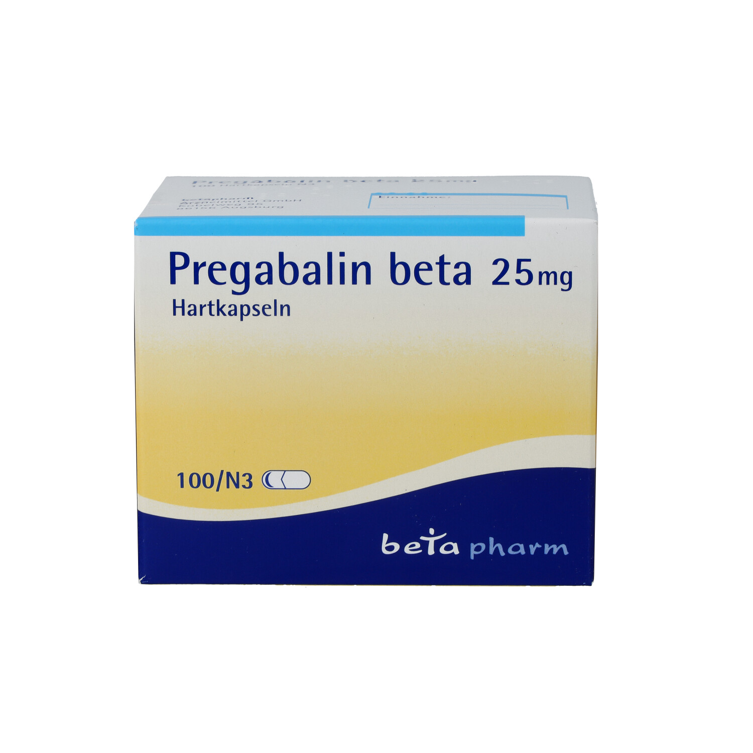 PREGABALIN beta 25 mg Hartkapseln