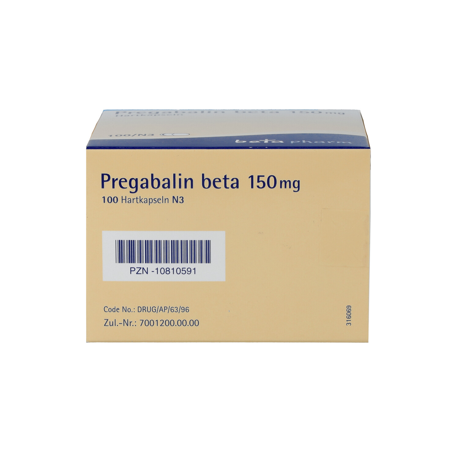 PREGABALIN beta 150 mg Hartkapseln