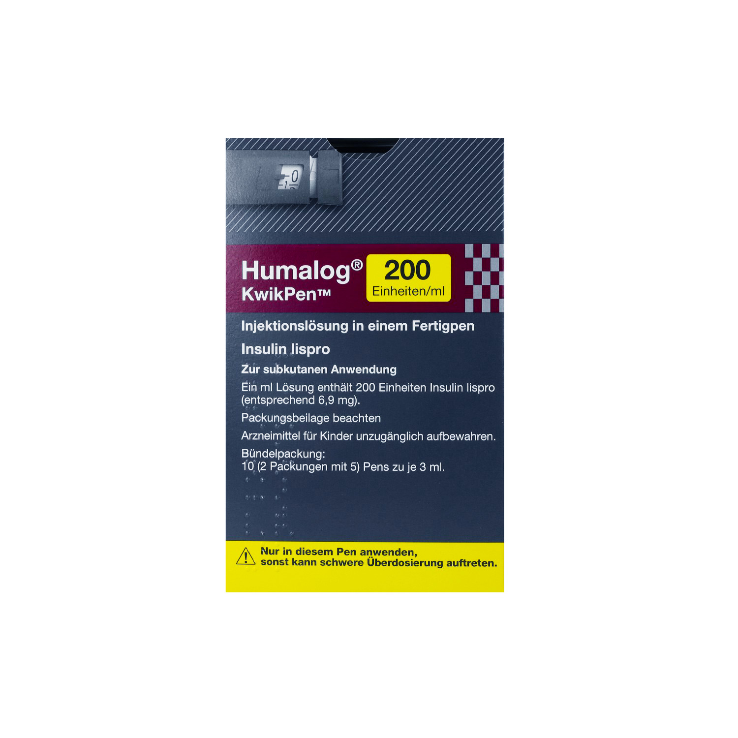 HUMALOG 200 E/ml KwikPen Injektionslösung