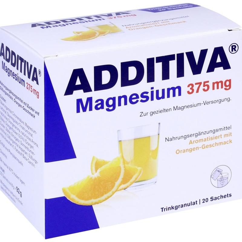 ADDITIVA Magnesium 375 mg Sachets Orange