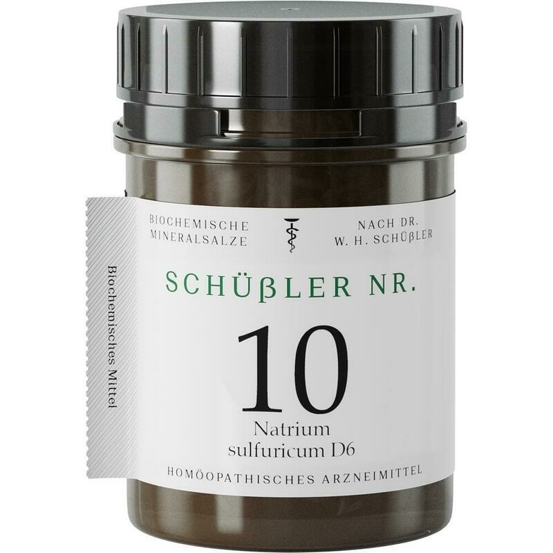 SCHÜSSLER NR.10 Natrium sulfuricum D 6 Tabletten