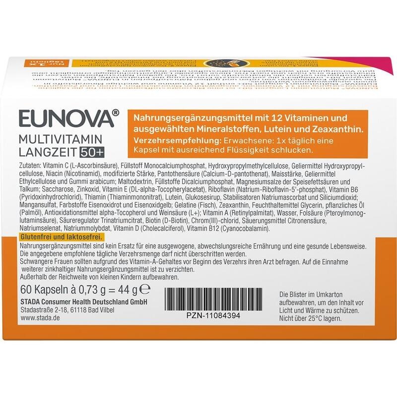 EUNOVA Langzeit 50+ Kapseln