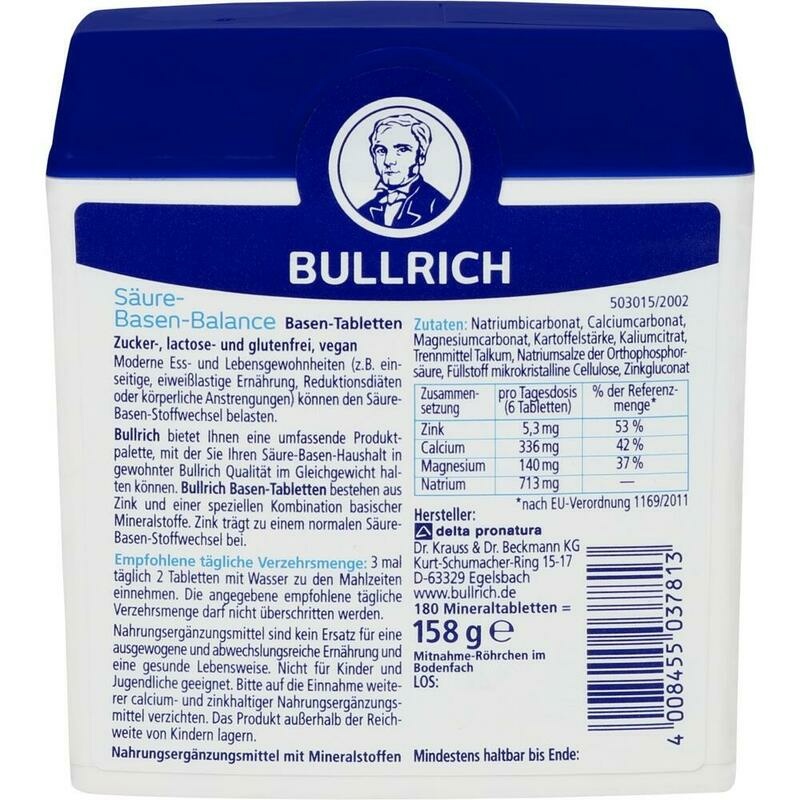 BULLRICH Säure Basen Balance Tabletten