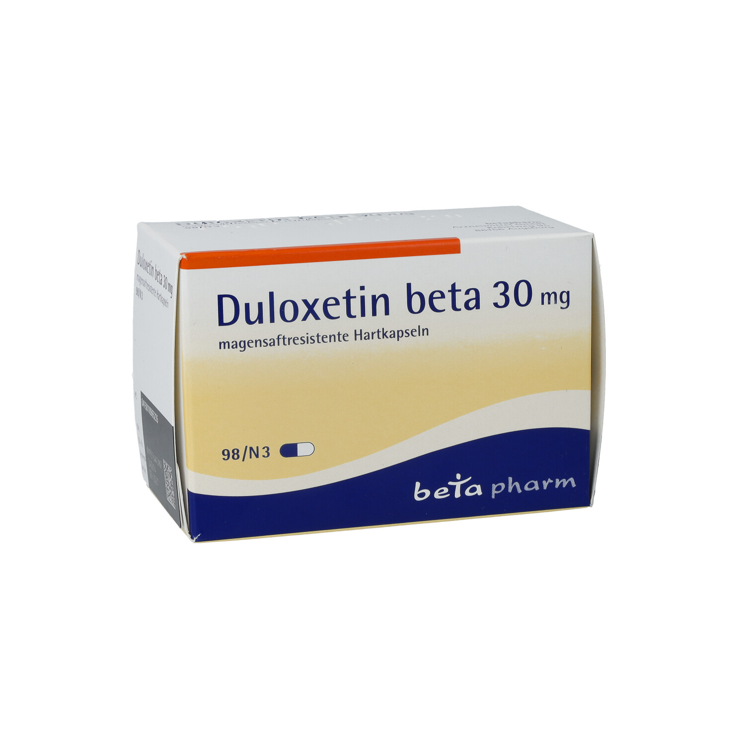 DULOXETIN beta 30 mg magensaftresistente Hartkaps.