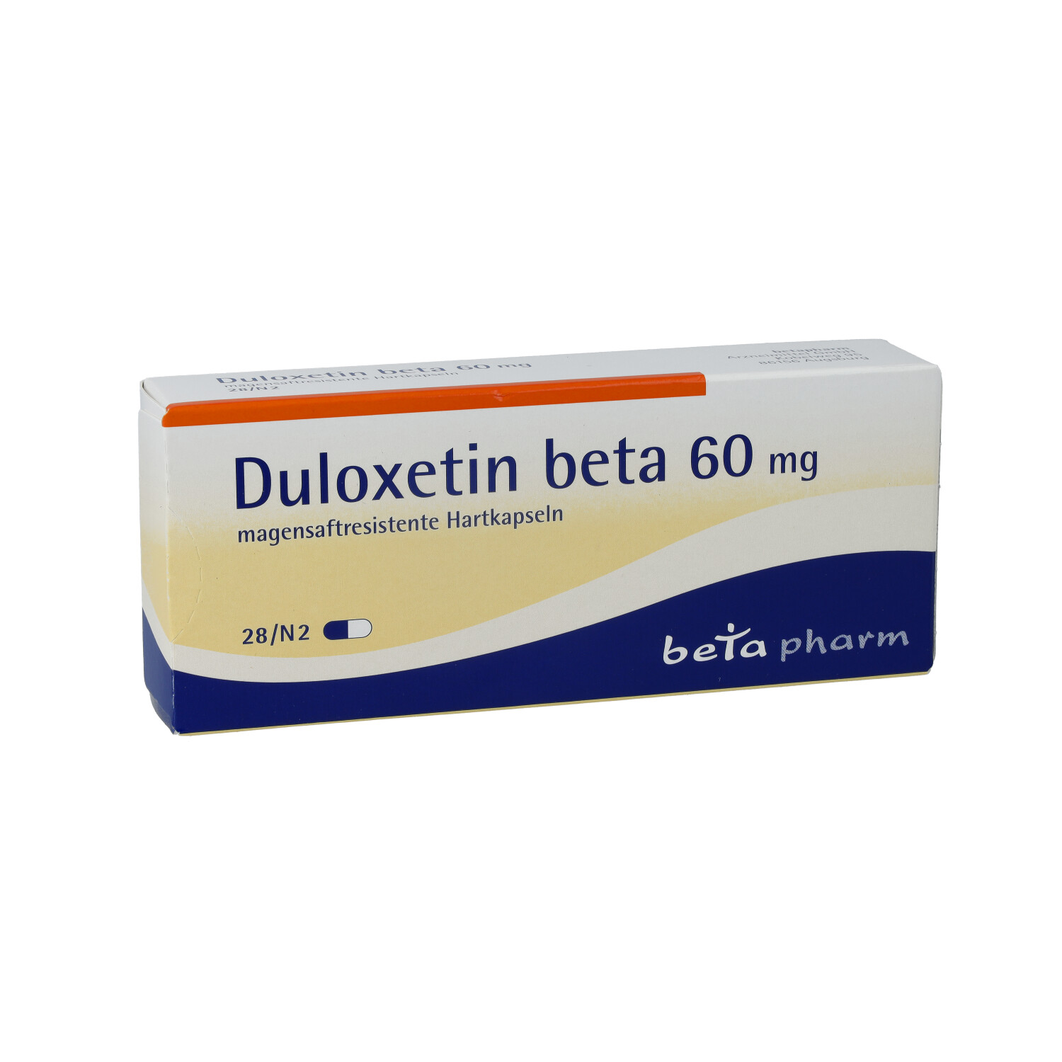 DULOXETIN beta 60 mg magensaftresistente Hartkaps.