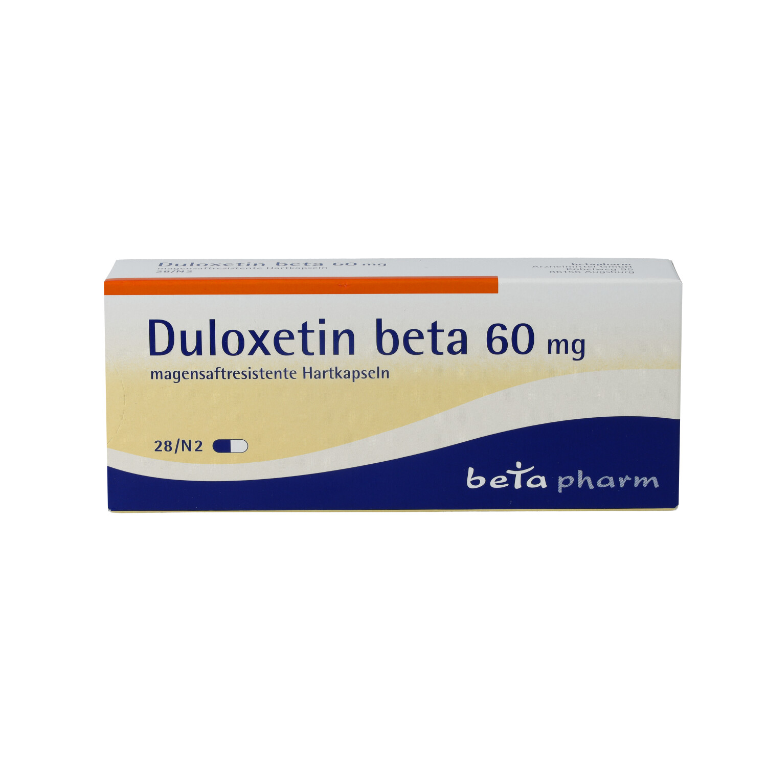DULOXETIN beta 60 mg magensaftresistente Hartkaps.