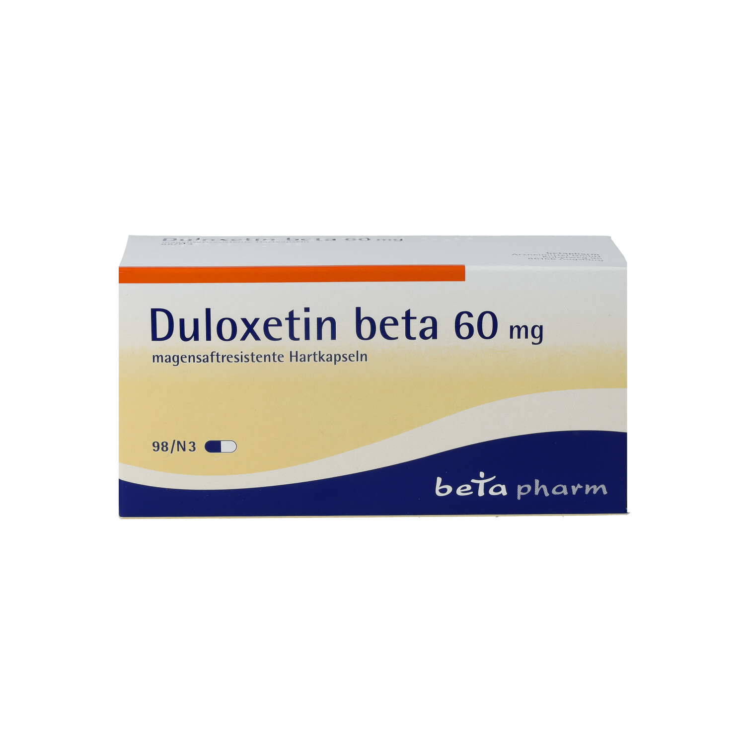 DULOXETIN beta 60 mg magensaftresistente Hartkaps.