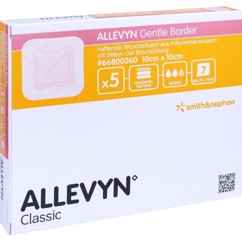 ALLEVYN Gentle Border 10x10 cm Schaumverb.