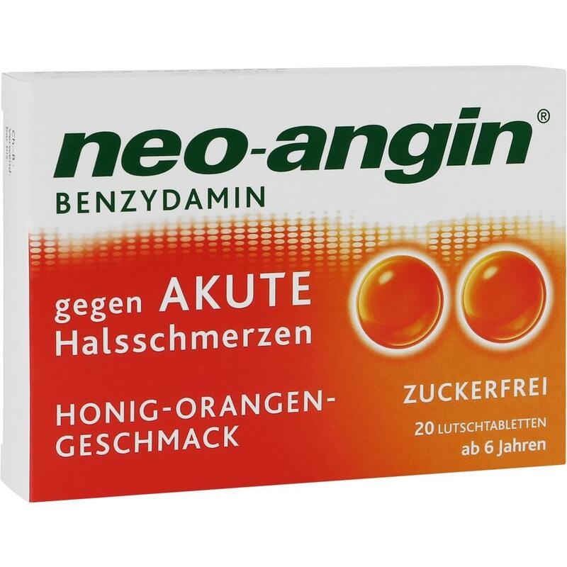 NEO-ANGIN Benzydamin akute Halsschmerz.Honig-Oran.