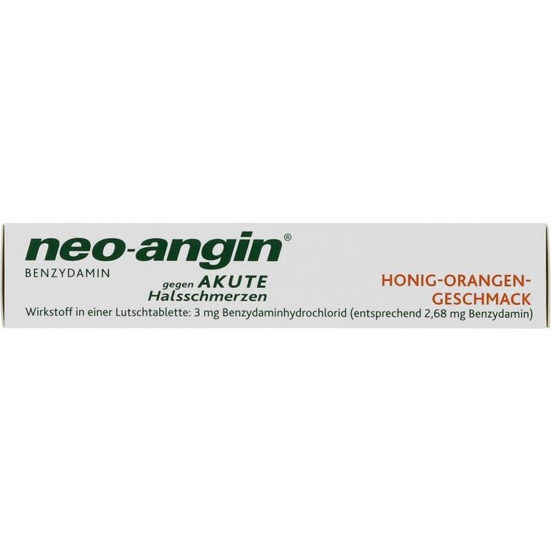 NEO-ANGIN Benzydamin akute Halsschmerz.Honig-Oran.