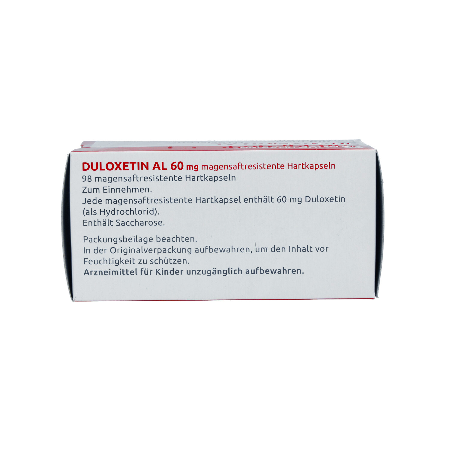 DULOXETIN AL 60 mg magensaftresistente Hartkapseln