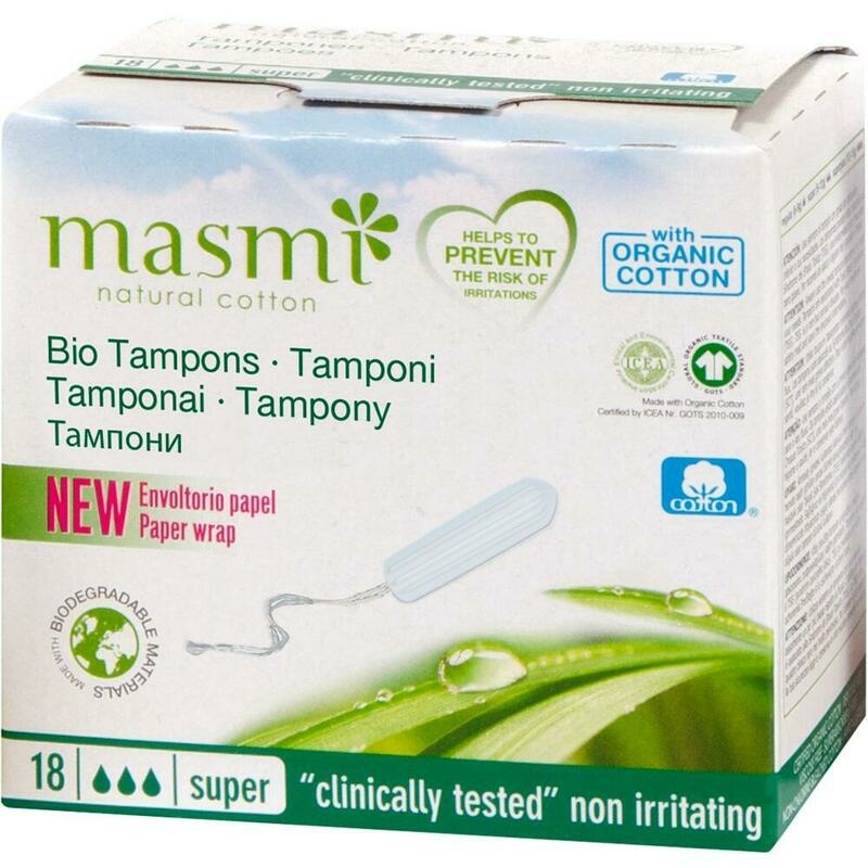 BIO TAMPONS Super 100% Bio-Baumwolle MASMI