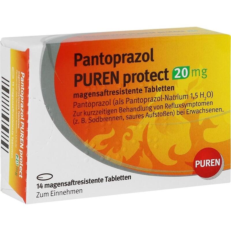 PANTOPRAZOL PUREN protect 20 mg magensaftres.Tabl.