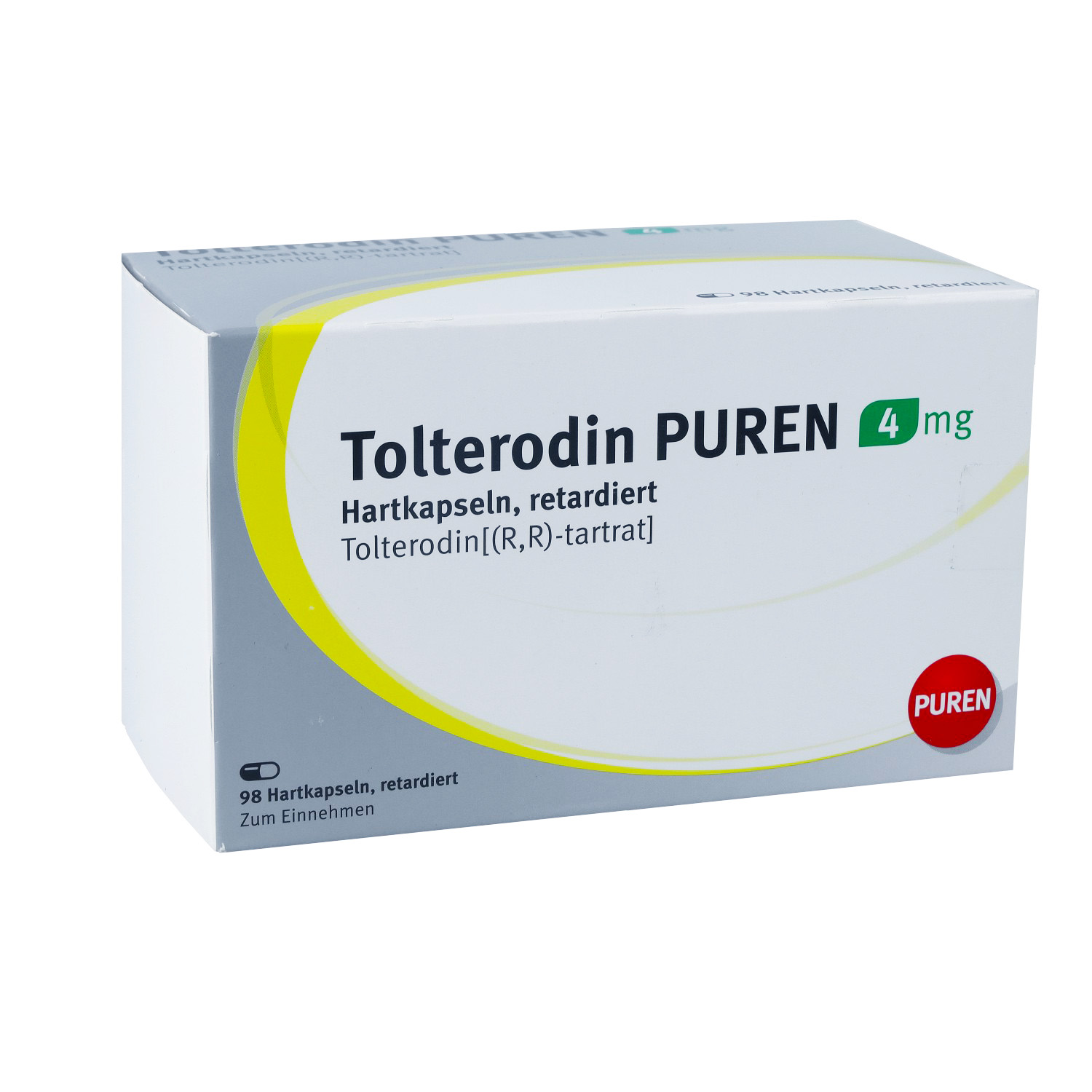 TOLTERODIN Puren 4 mg Hartkapseln retardiert
