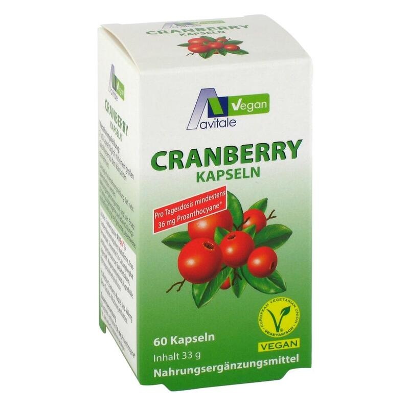 CRANBERRY VEGAN Kapseln 400 mg