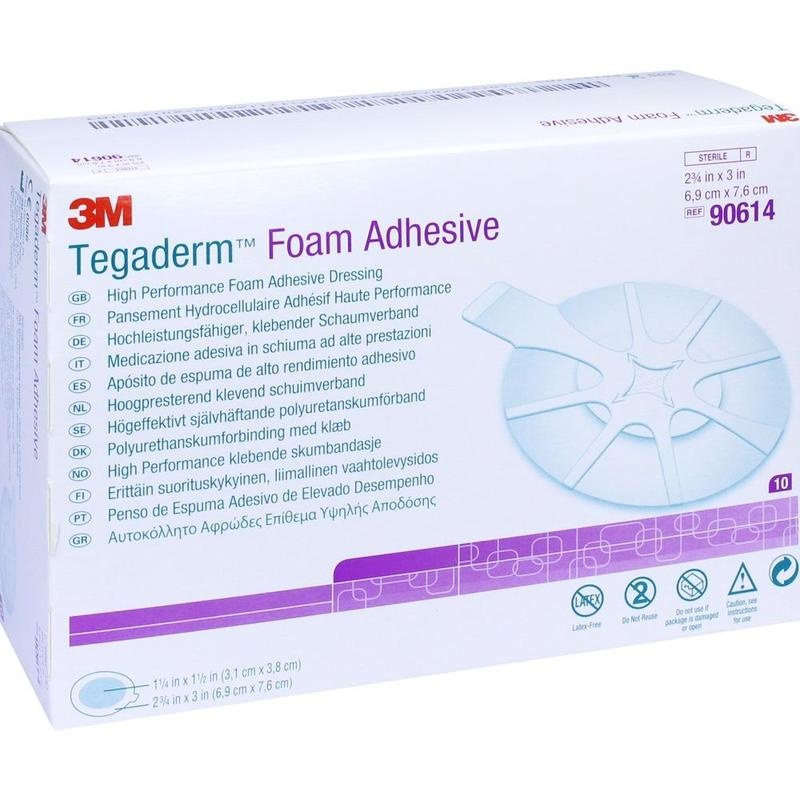 TEGADERM Foam Adhesive 6,9x7,6 cm oval 90614