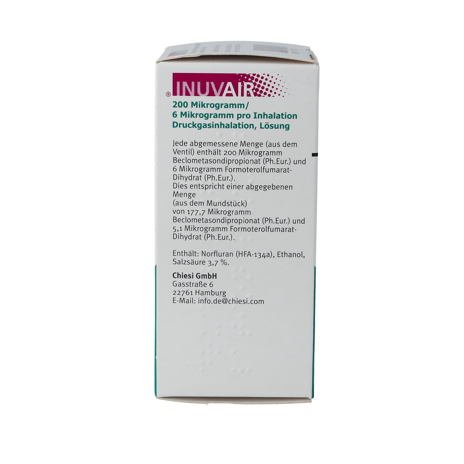 INUVAIR 200/6 μg 120 Hub Druckgasinhalat