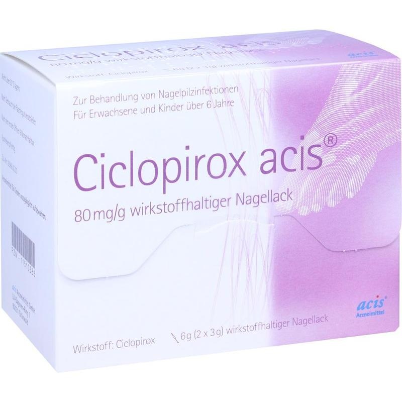 CICLOPIROX acis 80 mg/g wirkstoffhalt.Nagellack