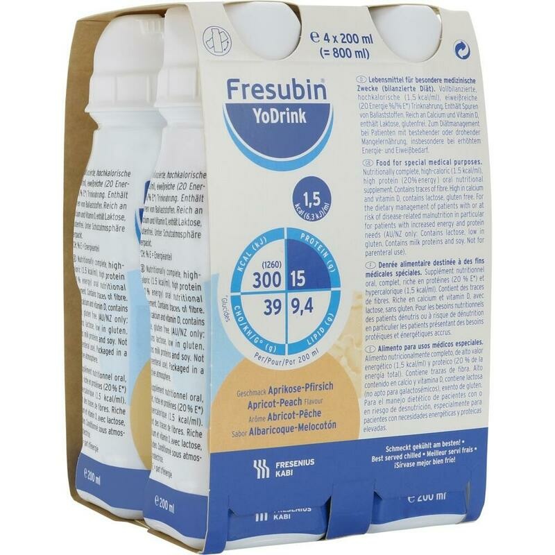 FRESUBIN YoDrink Aprikose-Pfirsich
