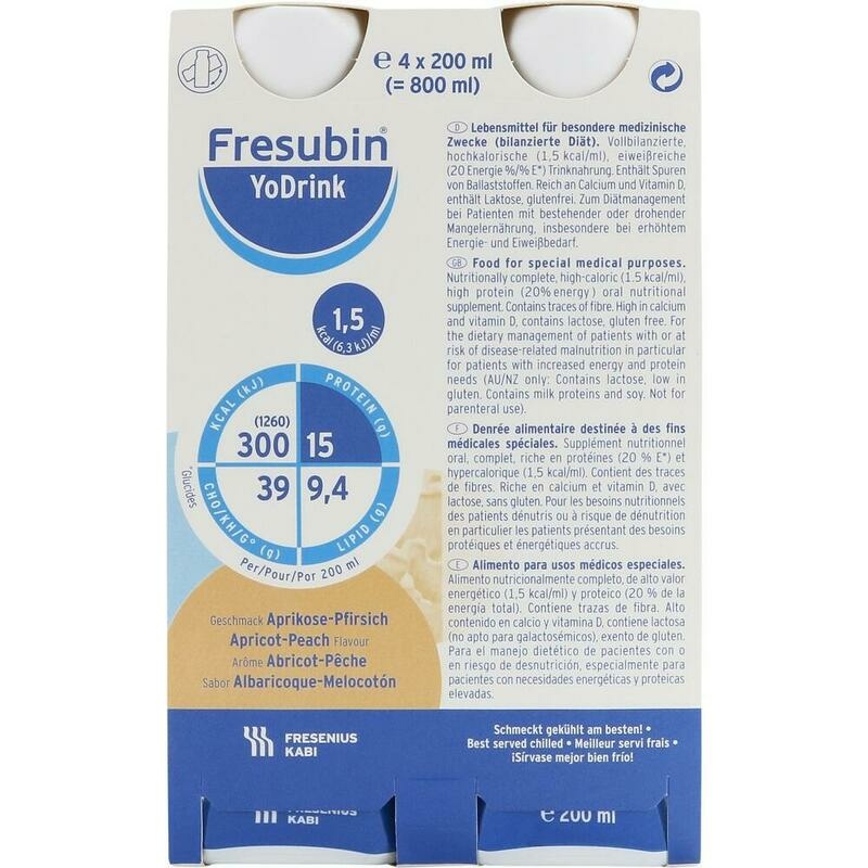 FRESUBIN YoDrink Aprikose-Pfirsich