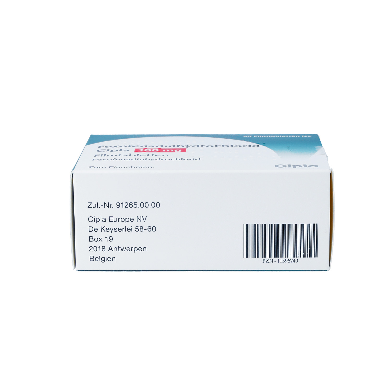 FEXOFENADINHYDROCHLORID Cipla 180 mg Filmtabletten