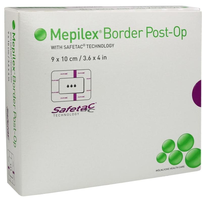 MEPILEX Border Post-OP Verband haftend 9x10 cm